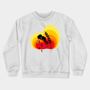 Mice on ears of wheat Crewneck Sweatshirt